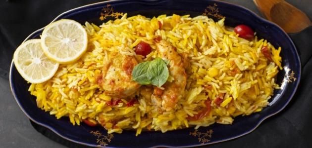 Popeye Rice With Chicken Pieces