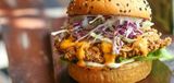 Beef Mushroom Burger Sandwich