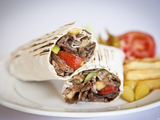 Meat Shawarma Medium Syrian Bread Sandwich