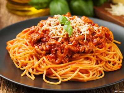 Minced Meat Spaghetti