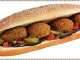 French Taamia With Eggplant Sandwich