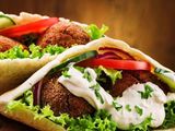 Taamia With Baba Ghannoug Sandwich