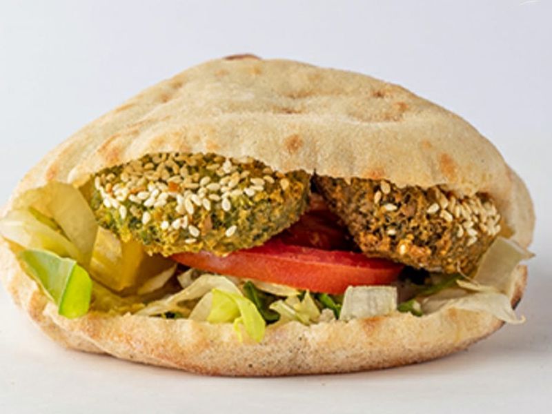 Taamia With Eggplant Sandwich