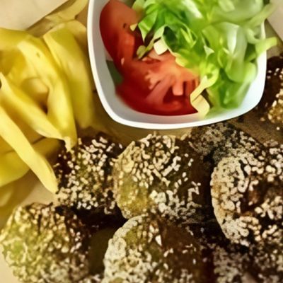 Taamia with Potatoes