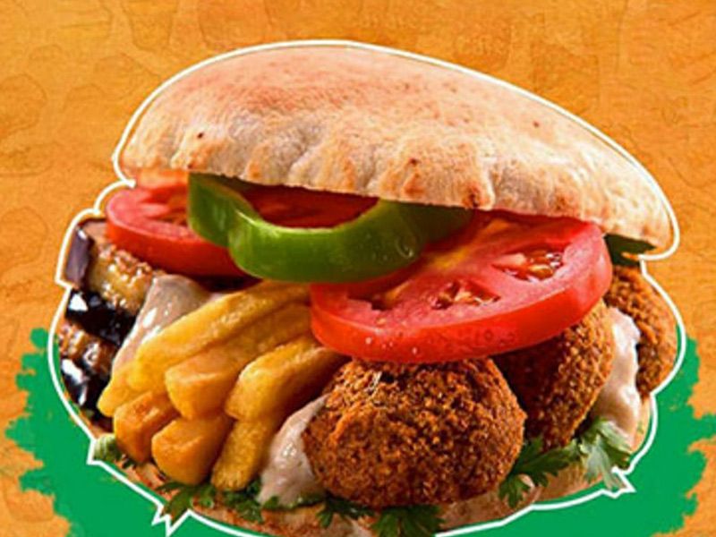 Taamia With French Fries Sandwich