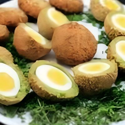 Taamia with Eggs