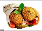 Taamia With Roumi Cheese Sandwich