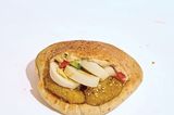 Falafel with boiled eggs