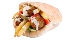 Falafel With French Fries Sandwich