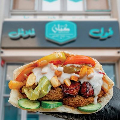 Tahabeesh Falafel Sandwich