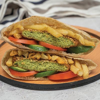 Baladi Falafel Sandwich with Fries