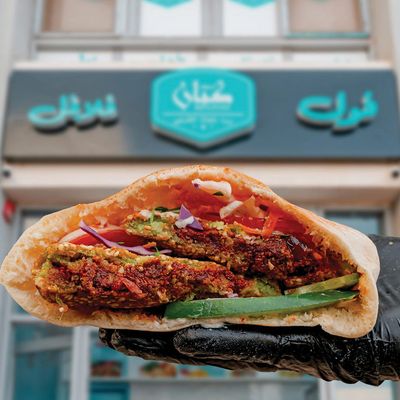 Stuffed Falafel Sandwich
