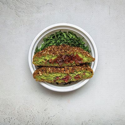Stuffed taamia patty