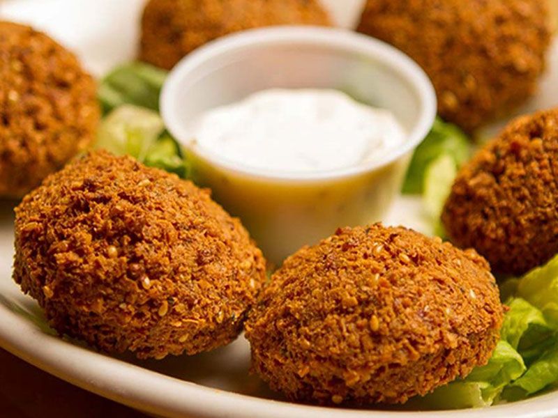 Taamia Stuffed With Pastrami