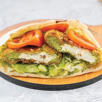 Taamia stuffed with cheddar cheese Sandwich