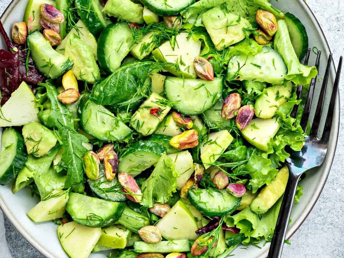 Individual salad set