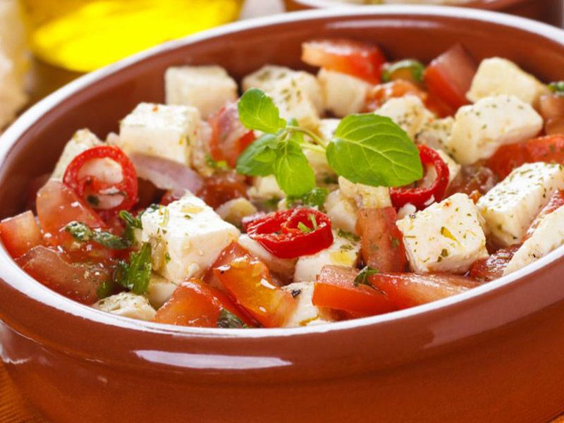 Cheese With Tomatoes Order