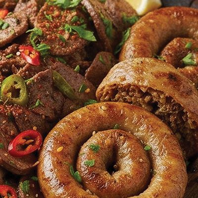 Liver and Mombar Platter