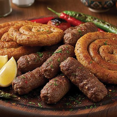 Kofta and Mombar Platter