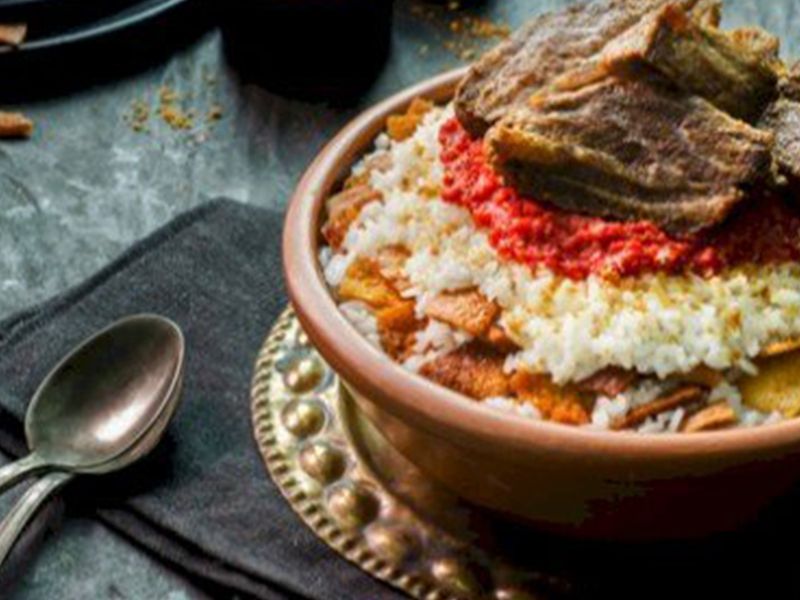 Nefa order with Fatteh And Soup