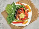 Marinated tomato salad