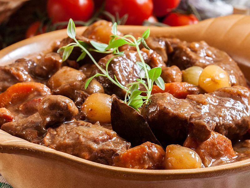 Okra with Meat Casserole