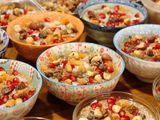 Ashura With Ice Cream And Fruits