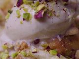 Ashura With Ice Cream And Nuts