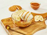 Ashura With Banana And Caramel Sauce