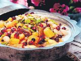Ashura With Fruit Salad