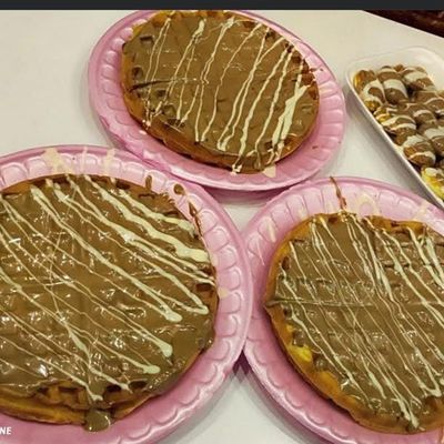 3 Waffles Nutella & 15 Pieces Ban Cake Nutella Offer