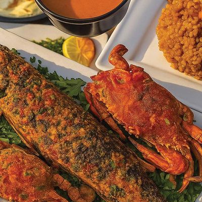 Mullet Fish and Crab Offer