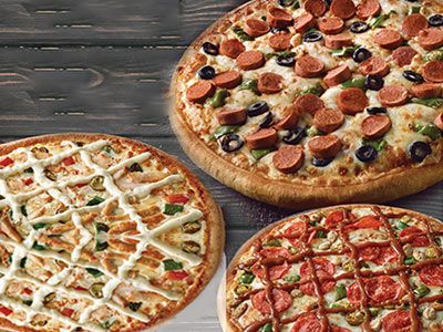 3 Medium Pizza Offer