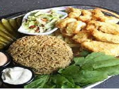 Shrimp With Fish Fillet And Squid Rice Meal Offer