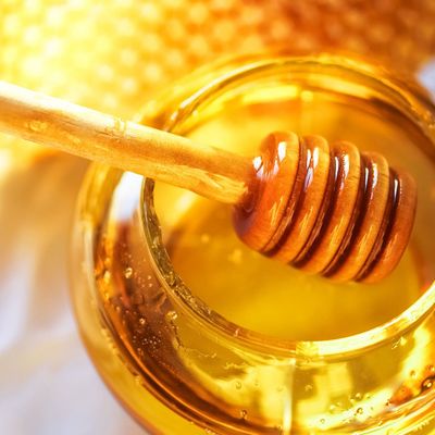 White honey with nuts