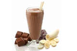 Banana With Chocolate Juice