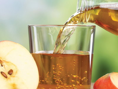 Fresh apple juice