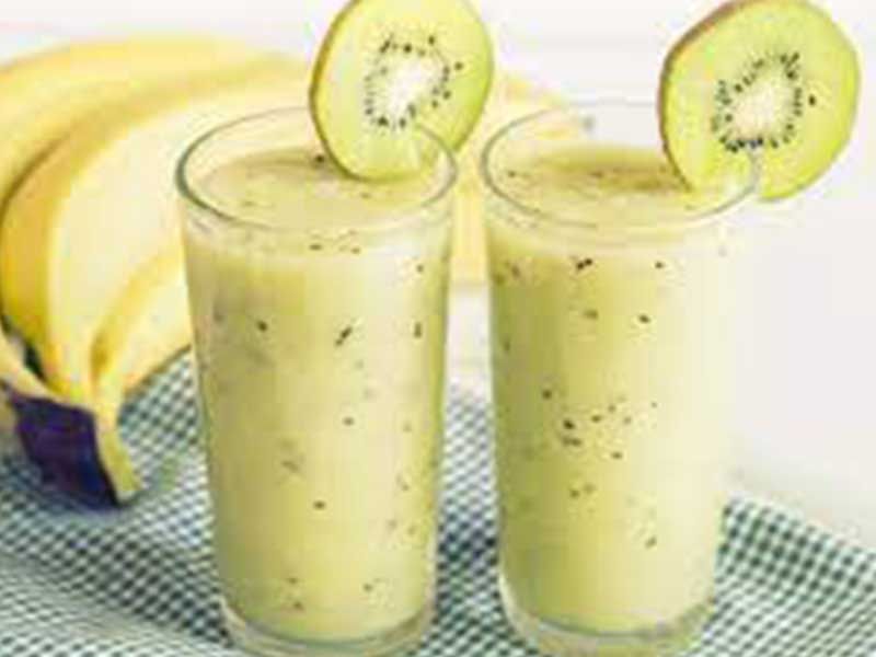 Kiwi With Banana Juice