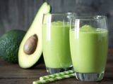 Fresh avocado juice