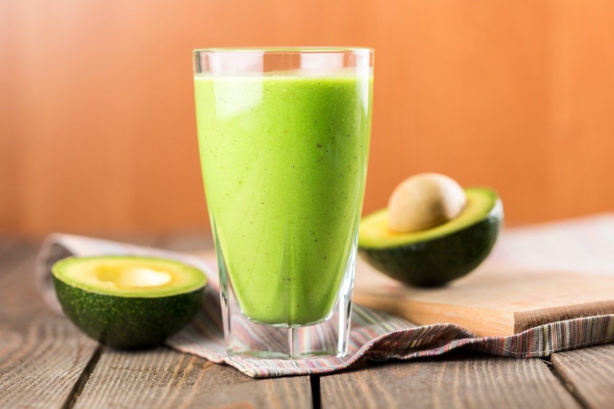 Avocado With Milk And Honey Juice