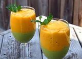 Avocado With Mango Juice