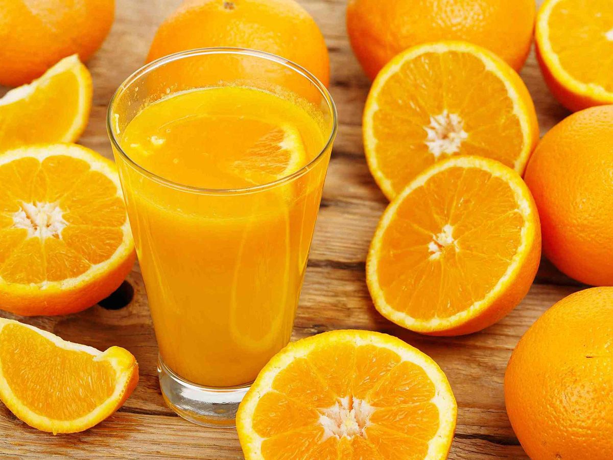 Fresh orange juice