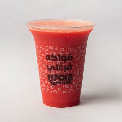 Natural watermelon cup juice