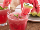 Watermelon With Mint Juice