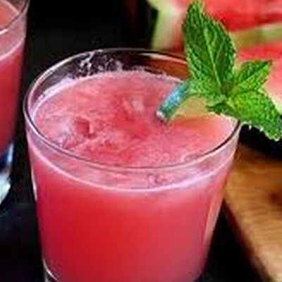 Watermelon mint juice