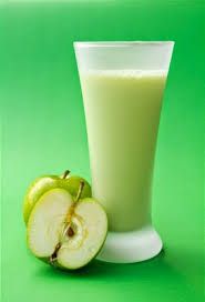 Apple With Milk Juice