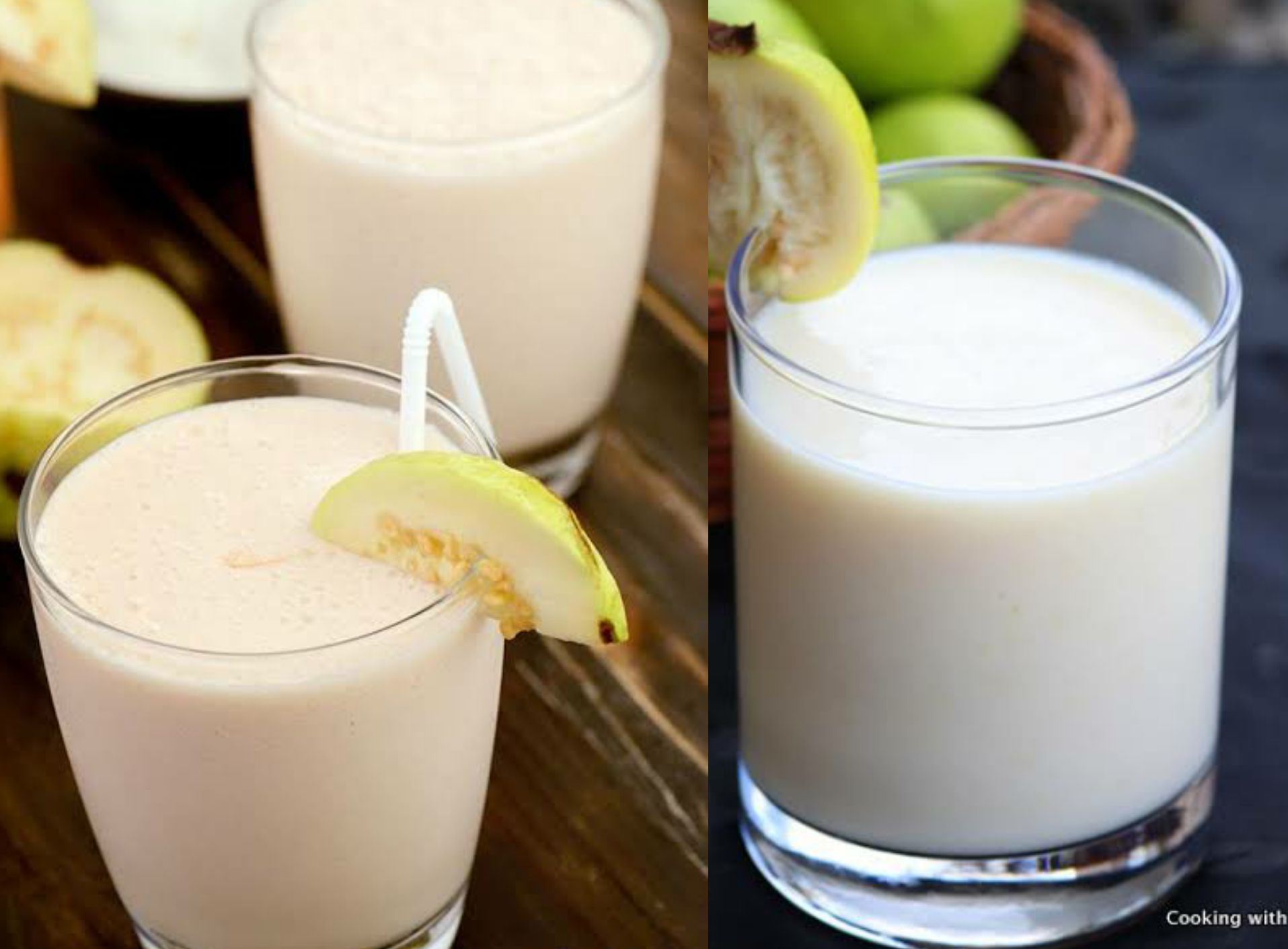 Guava With Milk Juice