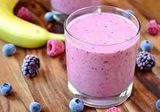Yogurt With Blueberry Milkshake