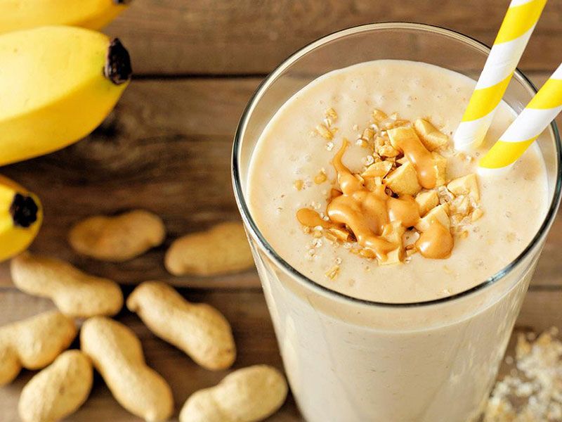 Peanut With Milk Juice