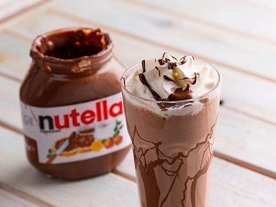 Nutella Chocolate Milkshake